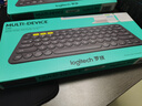 羅技（Logitech） K380多設備藍牙鍵盤(pán) 安卓手機無(wú)線(xiàn)鍵盤(pán) 多彩平板電腦藍牙無(wú)線(xiàn)鍵盤(pán) K380多設備藍牙鍵盤(pán)(黑色) 曬單實(shí)拍圖