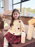 艾卡諾 I.KARNOW童裝女童過(guò)年衣服超好看紅色毛衣裙子百褶裙短裙套裝兒童新年戰袍 19800紅色毛衣+4539紅格子半裙 120 曬單實(shí)拍圖