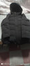 坦博爾羽絨服男可脫卸帽寬松大碼男士商務(wù)保暖外套510505D 黑色 180  曬單實(shí)拍圖