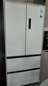 美的（Midea）真香508L法式四開(kāi)門(mén)冰箱超薄零嵌入式雙系統一級能效大容量以舊換新白色BCD-508WUFPZM(E)國家補貼 曬單實(shí)拍圖