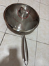美廚（MAXCOOK）316不銹鋼炒鍋 帶蓋鍋具32cm三層鋼鍋 電磁爐燃氣爐通用MCC2065 曬單實(shí)拍圖