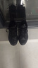 喬丹運動(dòng)鞋男鞋冬季革面防水跑步鞋防滑軟底輕便休閑鞋男爸爸鞋 曬單實(shí)拍圖