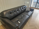 卡得利電動(dòng)沙發(fā)布朗尼黑色真皮法式中古風(fēng)直推功能牛皮沙發(fā)零靠墻 【豪華版-280cm四人位分體】凱迪電機 【S+級 · 洋東祥云系列】【接觸面真皮】 曬單實(shí)拍圖