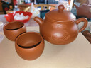 暢陶 宜興紫砂壺傳統手工制作泡茶壺原礦朱泥潘壺功夫茶具李曉璐300cc 匠心手制：潘壺贈養壺巾 曬單實(shí)拍圖
