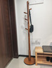 棲音閣全實(shí)木主干衣帽架落地立式掛衣架臥室大衣架民宿現代辦公室粗衣架 曬單實(shí)拍圖