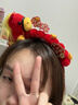 Royal sasa新年禮物中國風(fēng)生肖馬年發(fā)箍春節紅色頭飾拜年發(fā)卡小女孩跨年頭箍 曬單實(shí)拍圖