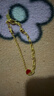 金至尊（3DG Jewellery）小紅心黃金手鏈愛(ài)心999足金實(shí)心AB鏈送女友老婆新年禮物計價(jià) 總重7.99克（金重7.95克） 曬單實(shí)拍圖