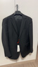 杉杉英倫西裝男套裝修身小西裝商務(wù)職業(yè)正裝伴裝新郎結婚禮服休閑西服 黑色雙扣【西裝+西褲】 3XL 【建議175斤以?xún)取?曬單實(shí)拍圖