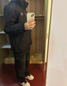 駱駝?dòng)鸾q服沖鋒衣男女款三合一內膽可拆卸戶(hù)外防風(fēng)防水登山服外套 黑色【羽絨內膽】三合一 2XL 140-155斤 曬單實(shí)拍圖