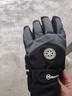 目丸保暖手套男女戶(hù)外冬天騎行防寒風(fēng)加絨厚觸屏女防水冬季棉滑雪手套 9#深灰色 深度暖手套-男款 曬單實(shí)拍圖