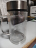 富光銀離子抗菌高硼硅玻璃杯大容量帶茶隔水杯子辦公加厚泡茶杯送禮 曬單實(shí)拍圖