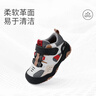 江博士（DR·KONG）冬季男女童加絨保暖兒童學(xué)步鞋 戶(hù)外防滑耐磨兒童運動(dòng)鞋 灰/黑 27 腳長(cháng)約16.2-16.8 曬單實(shí)拍圖