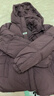 圖圖小象兒童羽絨服90白鴨絨加厚女童三防外套鎖溫 暗紫色 130身高約130cm 曬單實(shí)拍圖