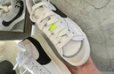 莆田開(kāi)拓者低幫運動(dòng)鞋純原Blazer男女潮流百搭大勾情侶休閑板鞋 白黑 40 曬單實(shí)拍圖