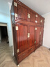 虎大師 紅木家具非洲花梨（學(xué)名：刺猬紫檀）中式臥室頂箱柜衣柜古典儲物柜四門(mén)組合柜 2.36米素面四門(mén)頂箱柜 曬單實(shí)拍圖
