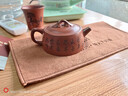 藏壺天下宜興紫砂壺純手工國工朱倩冰刻如意井欄原礦大紅袍家用茶具泡茶壺 如意井欄 200ml 曬單實(shí)拍圖