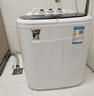 小鴨2.5公斤雙缸小型半自動(dòng)迷你洗衣機 嬰兒小洗衣機 家用洗衣機雙桶小型洗脫一體 雙缸 塑料內桶款 曬單實(shí)拍圖