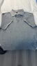 GLM短袖t恤男透氣夏季翻領(lǐng)polo衫速干T恤冰絲感休閑運動(dòng)上衣淺灰XL 曬單實(shí)拍圖