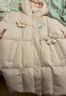 巴拉巴拉兒童長(cháng)款羽絨服冬季童裝中大童保暖女童外套花朵 曬單實(shí)拍圖