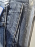 真維斯牛仔褲女冬季加絨直筒百搭彈力質(zhì)感潮流顯瘦煙管褲女藍灰加絨M 曬單實(shí)拍圖