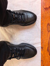 百麗厚底增高健步鞋男2026新款春季商場(chǎng)款時(shí)尚休閑運動(dòng)鞋9AE01AM6 黑色 40 曬單實(shí)拍圖