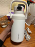 富光智能指紋杯解鎖密碼316L保溫杯兒童學(xué)生便攜大容量吸管水杯子  1L 曬單實(shí)拍圖