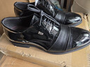 YRC意爾康男鞋商務(wù)正裝皮鞋男士鏤空透氣皮涼鞋內增高新郎婚鞋子 2813黑色不增高皮鞋 42 曬單實(shí)拍圖