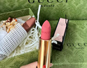 古馳（GUCCI）口紅絨霧啞光505唇釉208化妝品套裝唇釉情人節禮物送女生女友禮盒 【熱賣(mài)】絨霧208#輕霧蜜桃 曬單實(shí)拍圖