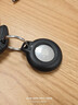 貝爾金（BELKIN）適用AirTag全包保護殼 鑰匙扣書(shū)包掛扣 airtags保護卡扣 追蹤器別扣 硅膠耐臟防摔殼 MSC013黑 曬單實(shí)拍圖