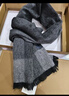 玖慕（JIUMU）100%山羊絨圍巾男士秋冬保暖圍脖送男生送父親新年生日禮物禮盒裝 曬單實(shí)拍圖