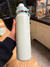 樂(lè )扣樂(lè )扣吸管保溫杯成人大容量1000ml水杯直飲杯316不銹鋼雙飲杯子熱水瓶 曬單實(shí)拍圖