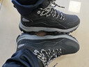 鴻星爾克熾野3加棉休閑鞋男鞋冬季新款棉鞋戶(hù)外防滑保暖加厚雪地靴運動(dòng)鞋 正黑/碳灰 42 曬單實(shí)拍圖