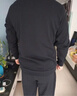特步運動(dòng)套裝男春季品牌衛衣長(cháng)褲秋冬兩件套大碼寬松長(cháng)袖跑步男裝 運動(dòng)套裝：黑+黑（推薦） L/175 曬單實(shí)拍圖
