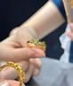 中國黃金（CHINA GOLD）黃金愛(ài)神花環(huán)戒指女士足金固口指環(huán)結婚求婚生日禮物送女朋友老婆 愛(ài)神花環(huán)戒指  約1g 圈號12 曬單實(shí)拍圖