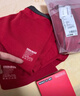 蕉內（Bananain）紅色計劃302++男女士保暖內衣紅色本命年秋衣秋褲7A抗菌新年套裝 曬單實(shí)拍圖