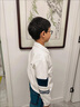 迪士尼（Disney）男童衛(wèi)衣春秋襯衫新款兒童T恤翻領POLO衫中大童長袖洋氣打底衫 藏青色 春秋款 110 曬單實拍圖
