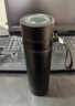 拓進(jìn)德國進(jìn)口品質(zhì)玻璃內膽304不銹鋼保溫杯2024新款高顏值水杯茶水分 黑色-玻璃內膽茶水分離 500ml 曬單實(shí)拍圖
