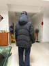 波司登（BOSIDENG）冬季羽絨服女士寬松休閑加厚90絨連帽百搭舒適外套B250245128 黑色8056 L 170/92A 體重約120-130斤 曬單實(shí)拍圖