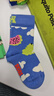 Happy Socks【新品】秋冬季可愛(ài)兒童小孩小腿襪中筒襪時(shí)尚男女童學(xué)院風(fēng)襪子 小水果云 1雙 均碼 12-24M 曬單實(shí)拍圖