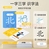 奕思瑞幼兒童識字卡片1-3-6歲象形字幼兒園寶寶學(xué)前看圖認漢字啟蒙早教 曬單實(shí)拍圖
