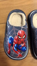 迪士尼（Disney）兒童棉拖鞋男童秋冬款室內童鞋家居蜘蛛俠拖鞋F4246A9C5 藏藍32 曬單實(shí)拍圖