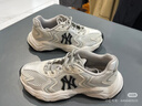 MLB官方老爹鞋男鞋子 網(wǎng)面運動(dòng)鞋透氣跑鞋情侶休閑鞋女鞋潮3ASHW075N 紐約洋基隊/米白色 42.5 (270mm) 曬單實(shí)拍圖