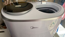 美的（Midea）雙子座 波輪洗衣機全自動(dòng) 1KG迷你內衣洗 分區洗衣機 專(zhuān)業(yè)除菌螨 MNBB10VH70E 以舊換新 曬單實(shí)拍圖
