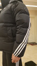 阿迪達斯（adidas）三葉草系列 男 3S PUFFER DOWN 短羽絨服 KC0173 黑色  M  曬單實(shí)拍圖