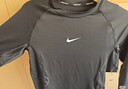 耐克NIKE男長(cháng)袖T恤 打底衫 速干透氣 緊身衣 FB7920-010 黑色L 曬單實(shí)拍圖