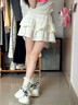 回力女鞋老爹鞋女2025新款蝴蝶增高鞋子女厚底ins潮學(xué)生休閑運動(dòng)鞋女 淺灰/銀/藍灰 37 曬單實(shí)拍圖