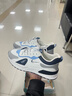 潮流輕奢男鞋2025秋冬季新款保暖運動(dòng)鞋男軟底休閑減震跑步鞋子男 NK336白蘭色【皮面款】 41 曬單實(shí)拍圖