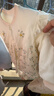 寶寶套裝80克夾棉秋冬A類(lèi)加厚兒童分體衣服嬰兒保暖內衣褲居家服 8334粉色【80克夾棉】 73 曬單實(shí)拍圖