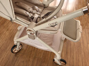 丸丫T9嬰兒推車(chē)雙向輕便可坐可躺折疊四輪避震新生兒高景觀(guān)香檳金 曬單實(shí)拍圖