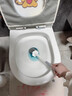 達人主婦2026新款馬桶刷高級感無(wú)死角家用帶底座加長(cháng)衛生間專(zhuān)用洗廁所神器 升級加厚-云白【無(wú)死角清潔刷頭/瀝水底座】1套裝 曬單實(shí)拍圖